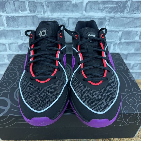 Nike KD 16 Low Pathway Royalties Black Silver DV2917-002 Mens Size 9.5 New - Picture 2 of 6